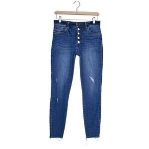 Kut from the Kloth Womens 2 Donna High Rise Exposed Button Fly High Rise Jeans